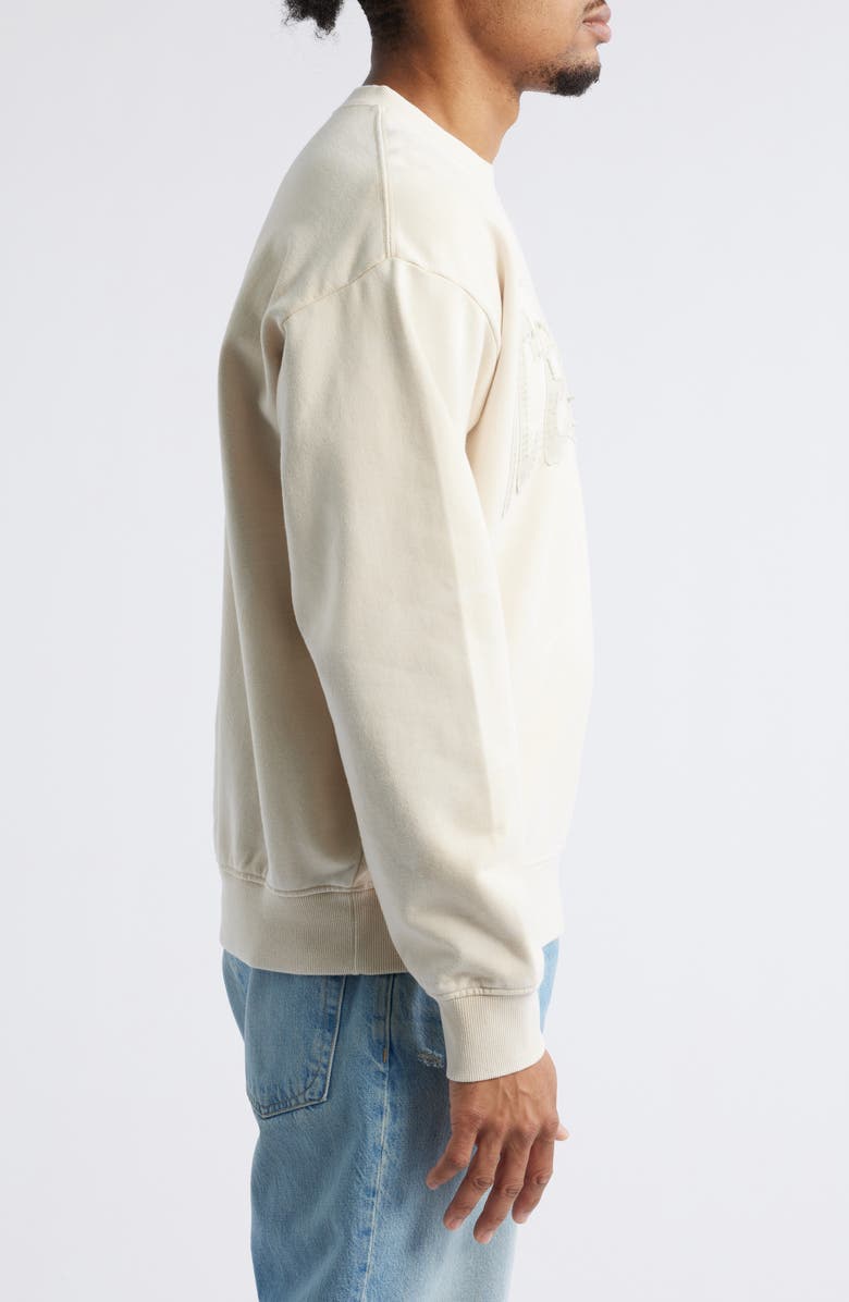 ICECREAM Fast Oversize Crewneck Sweatshirt, Alternate, color, Fog