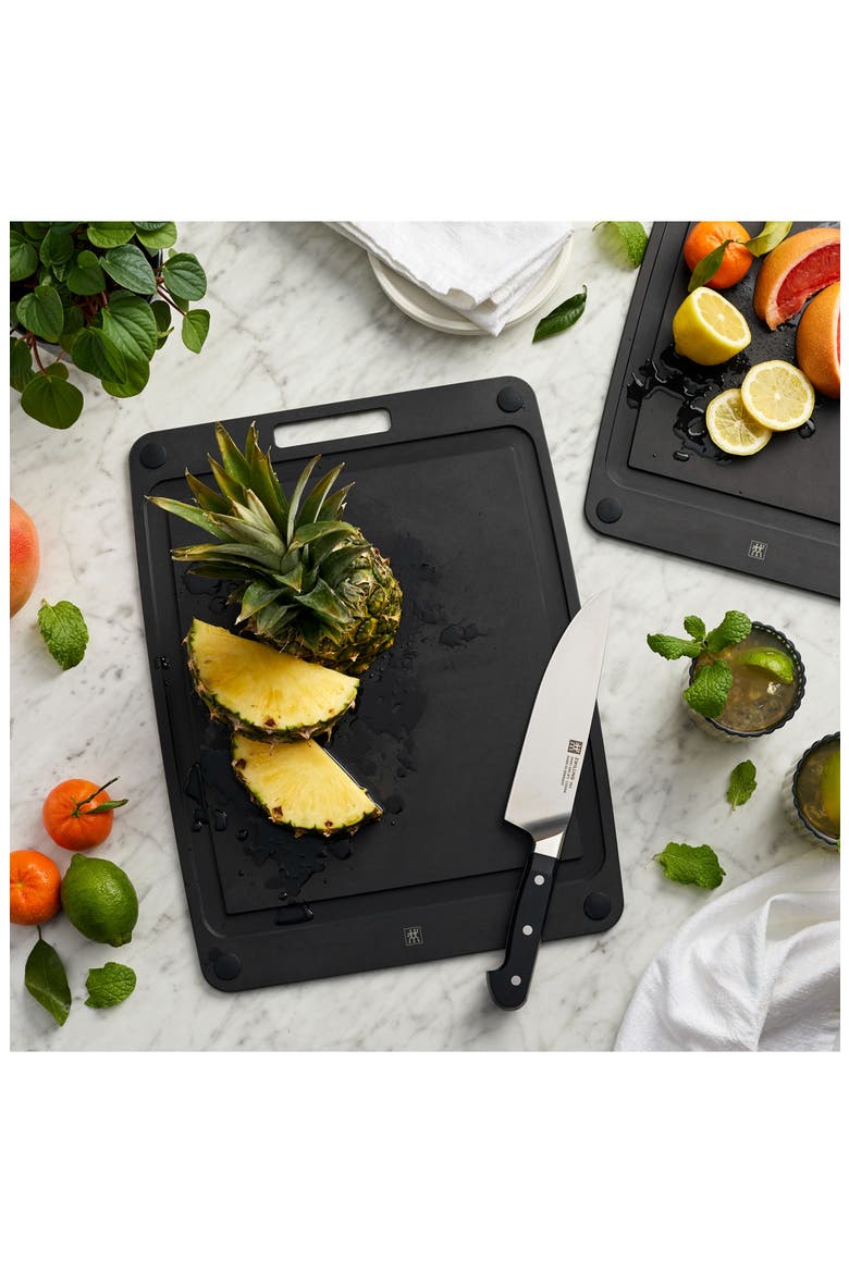 Nonslip Plant Fiber Cutting Board, Alternate, color, SLATE
