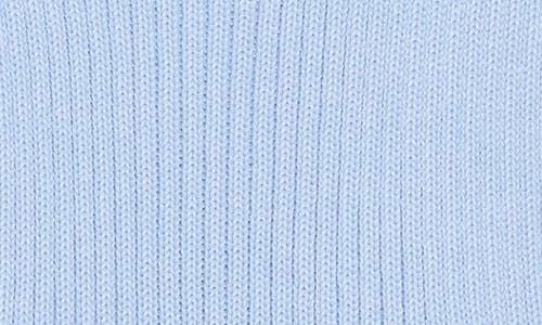 Design History Pointelle Peplum Sweater Tank In Blue Veil