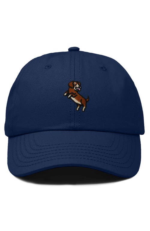 DALIX DALIX DACHSHUND EMBROIDERED DAD CAP