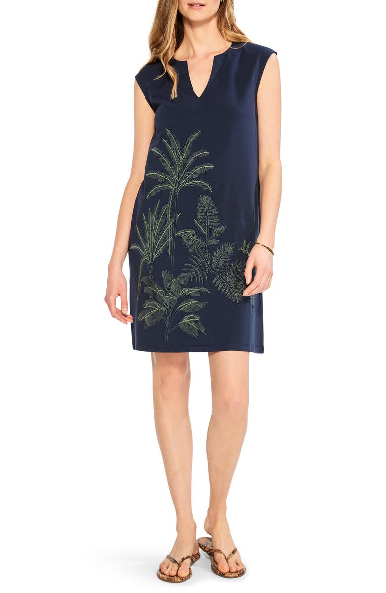 NIC+ZOE Fauna Embroidered Sheath Dress, Main, color,
