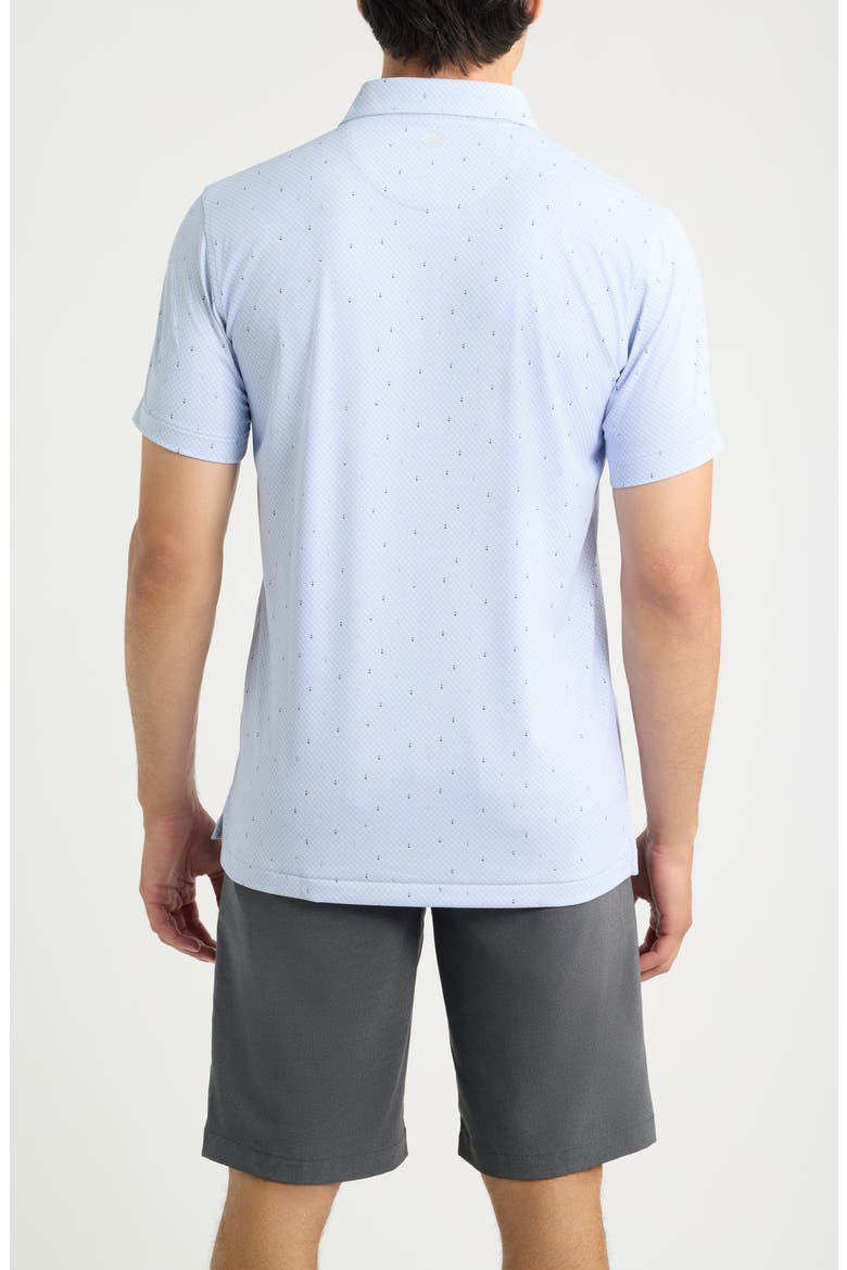 Crown Crafted Sands of Time Performance Polo, Alternate, color, ALICE BLUE
