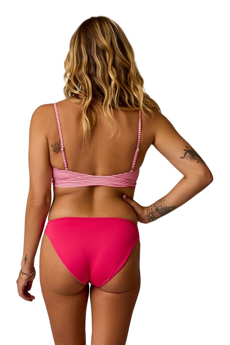Cardiff Reversible Bottom, Alternate, color, Melon Stripe/Watermelon