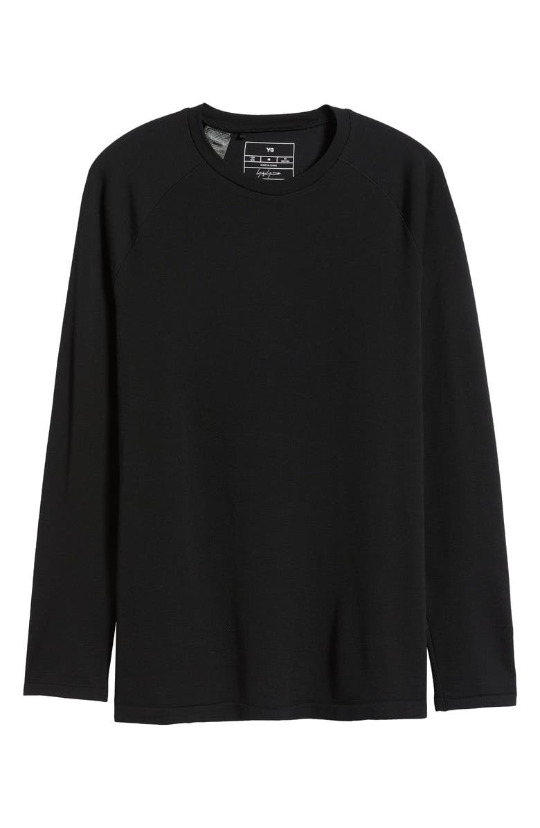 Y-3 Engineered Running Long Sleeve T-Shirt, Alternate, color, 