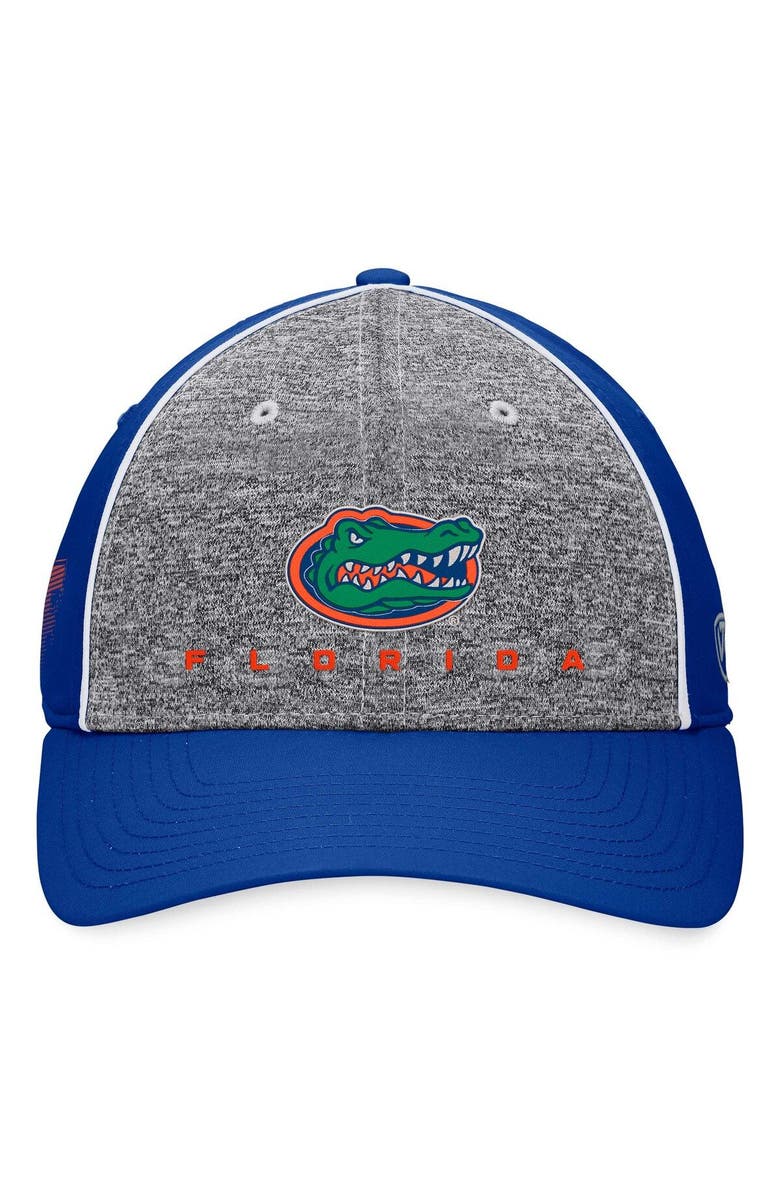 TOP OF THE WORLD Men's Top of the World Heather Gray Florida Gators Nimble Adjustable Hat, Alternate, color, Heather Gray