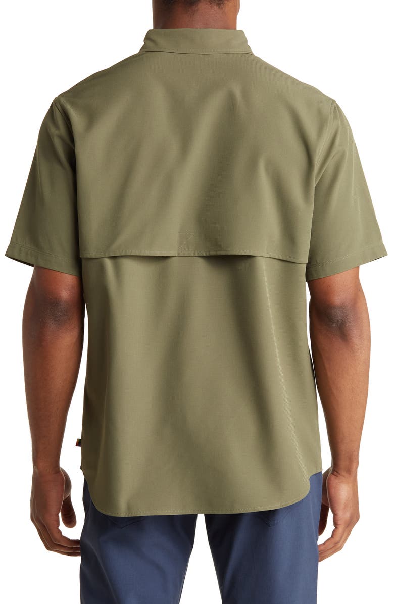 Union UB Tech Fishing Shirt, Alternate, color, Military