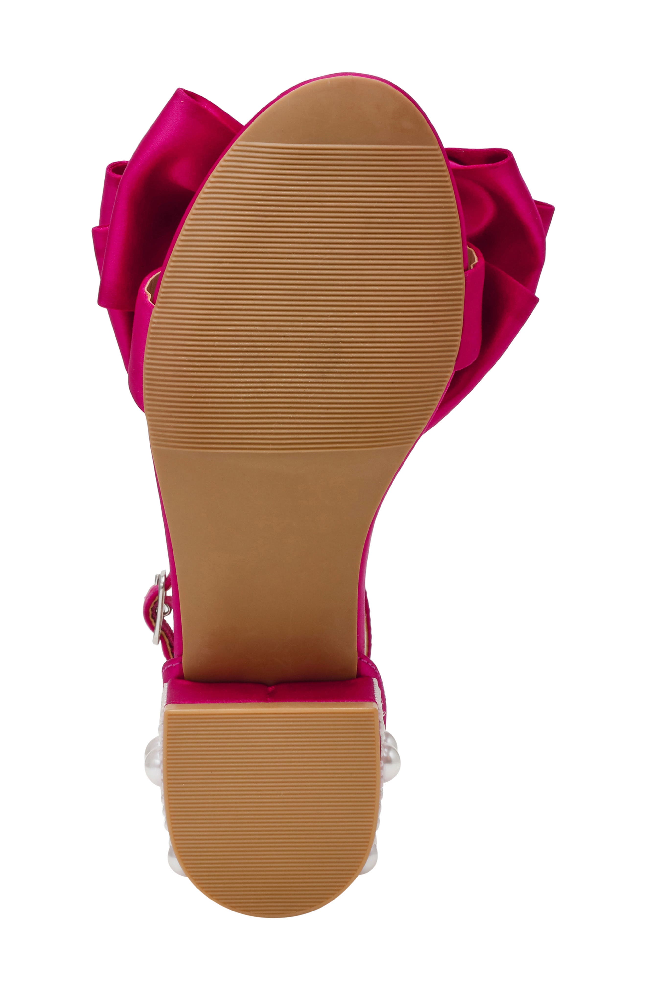 Kids' Lulu Ankle Strap Sandal, Alternate, color, FUCHSIA