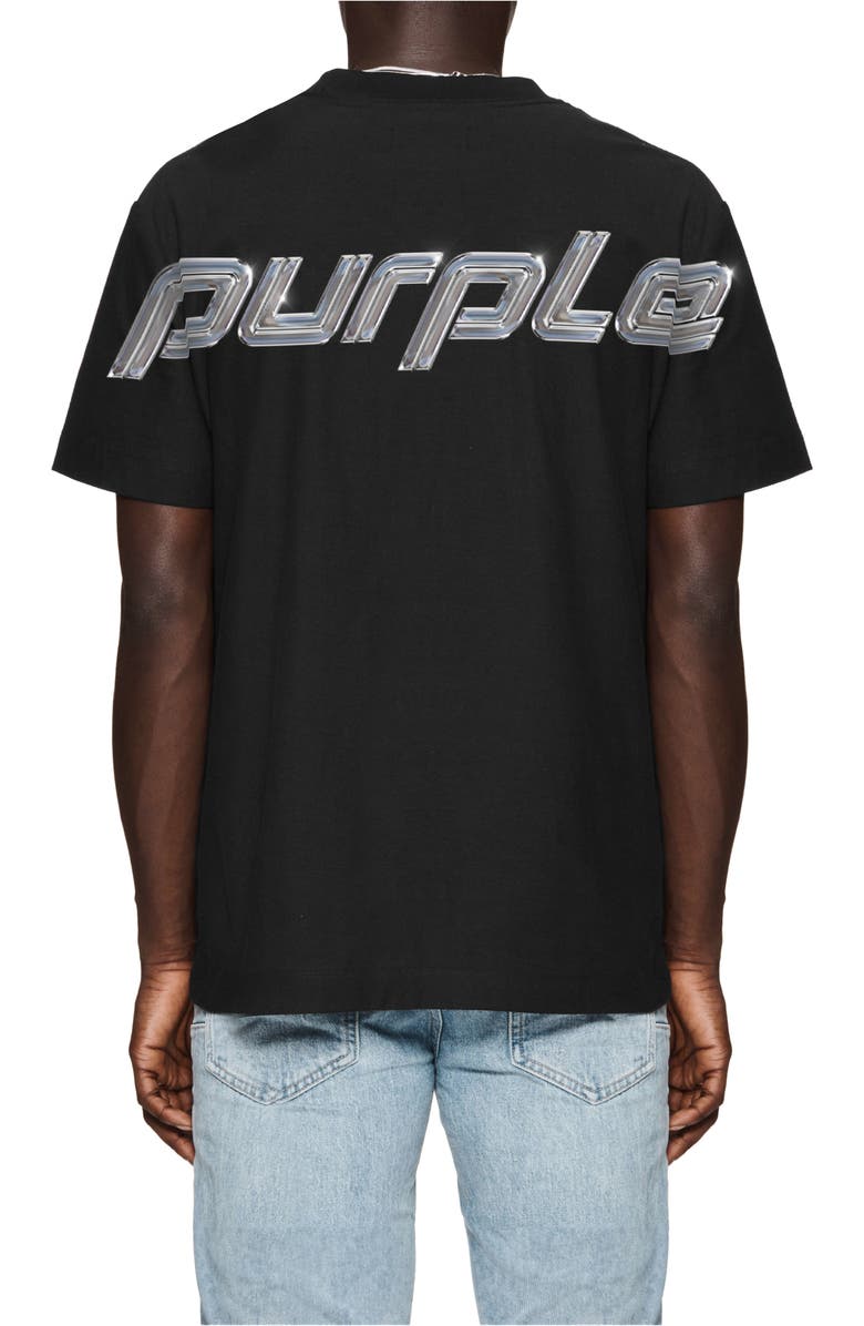 PURPLE BRAND Heavyweight Jersey Graphic T-Shirt, Alternate, color, Black