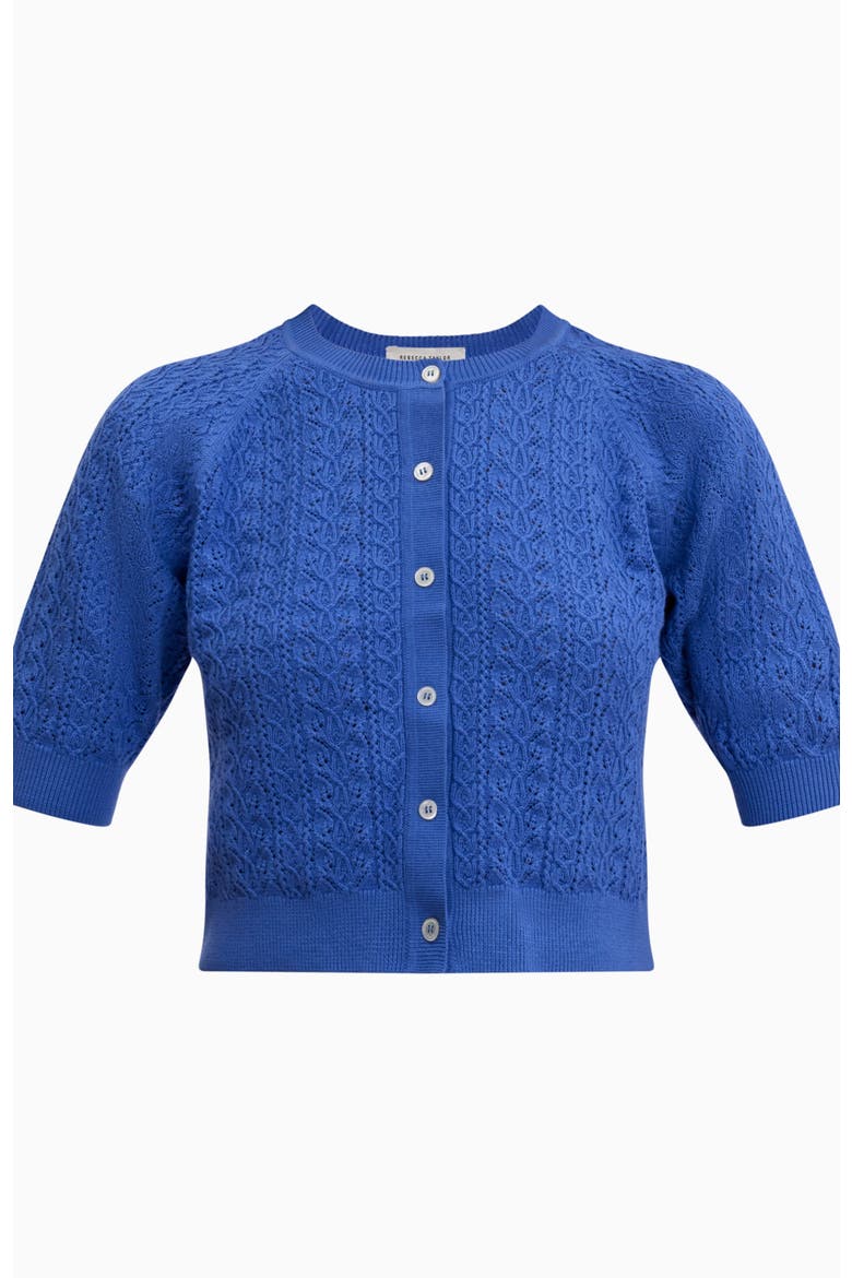 Verana Knit Cardigan, Alternate, color, Capri Blue