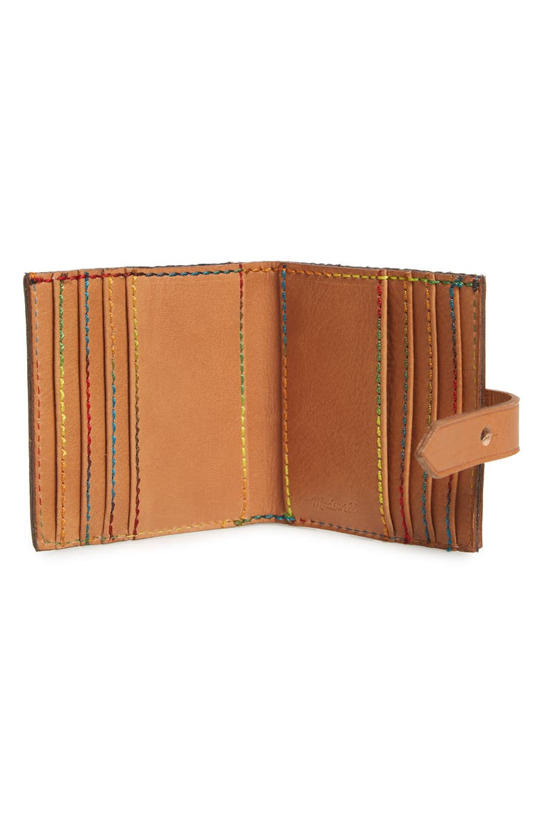 The Post Bifold Leather Wallet, Alternate, color, DESERT CAMEL