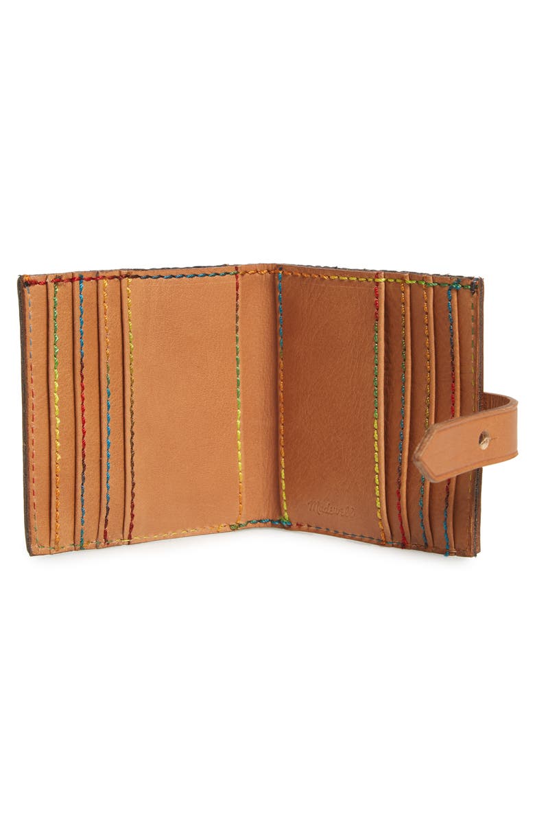 Madewell The Post Bifold Leather Wallet, Alternate, color, 