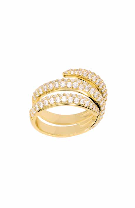 Cubic Zirconia Wrap Ring