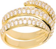 ATHRA LUXE Cubic Zirconia Wrap Ring