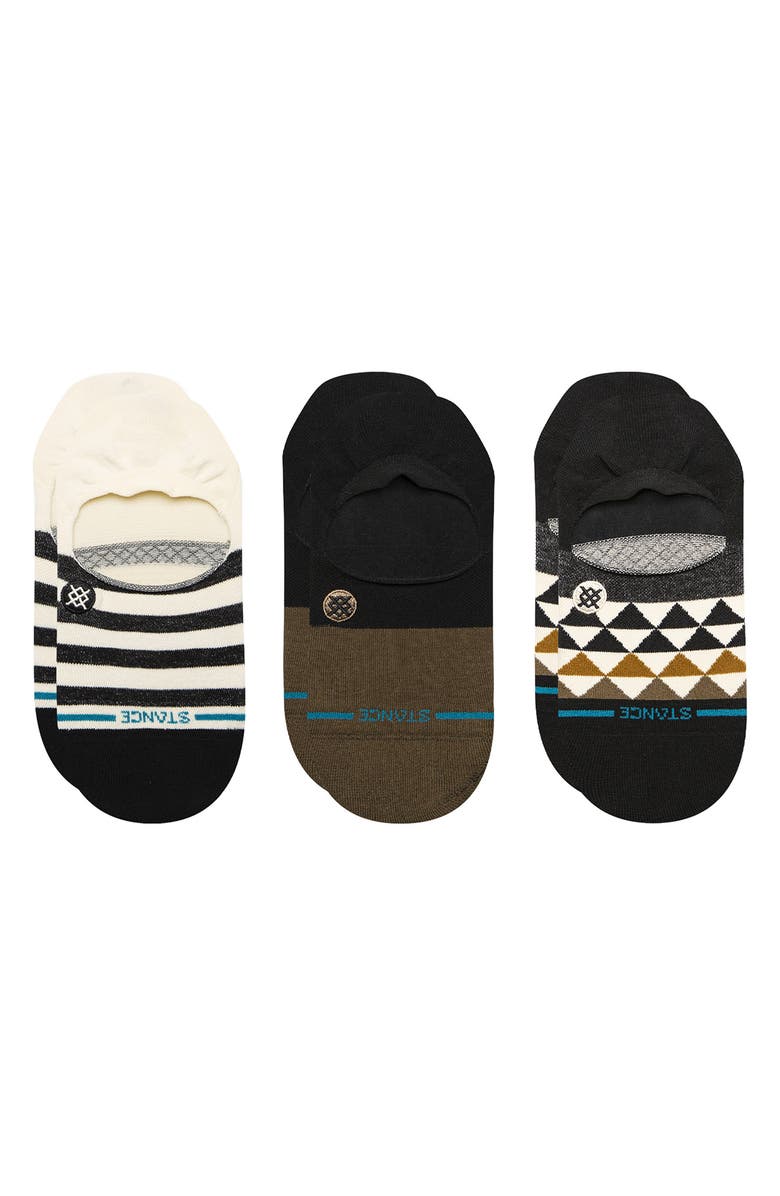 Stance Equilateral 3-Pack Assorted No Show Socks, Main, color, 
