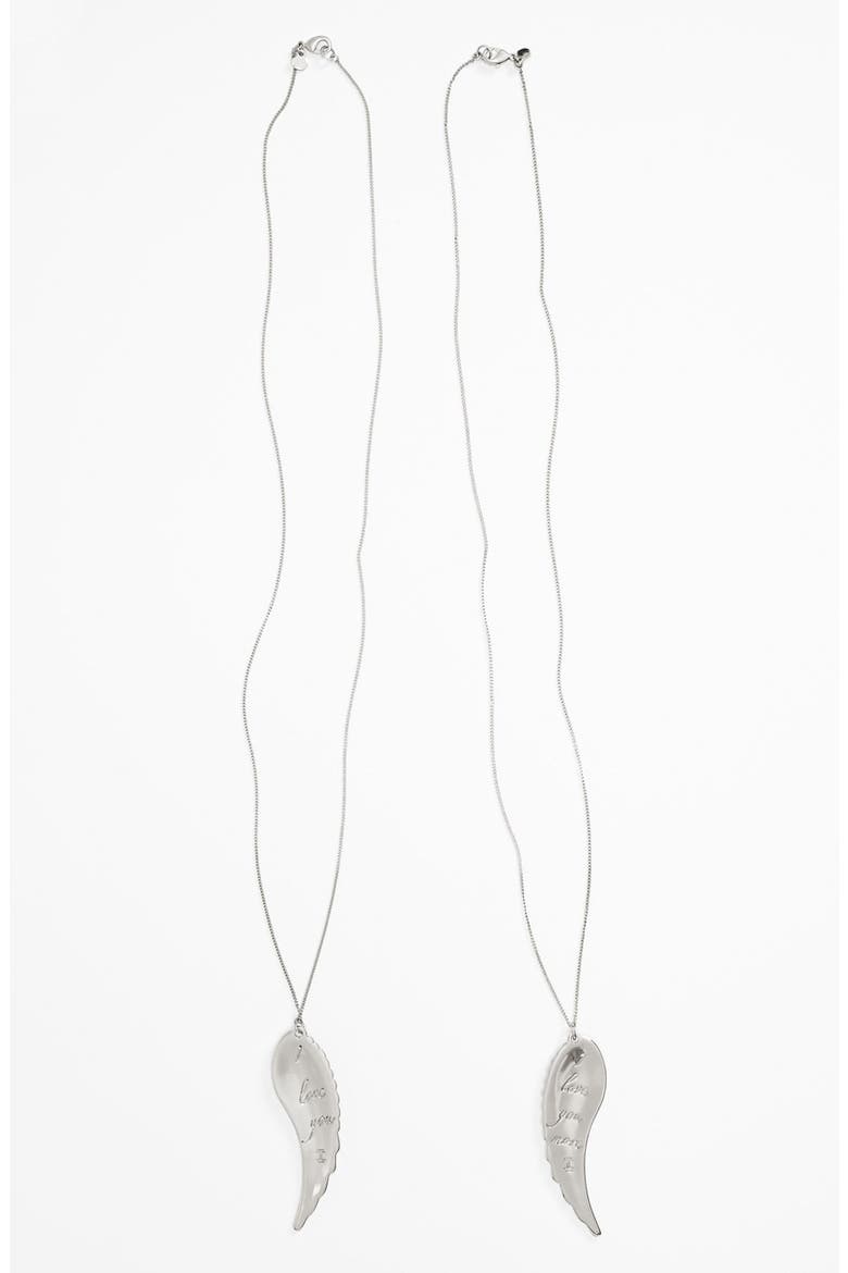 Metal Haven by KENDALL + KYLIE 'Friends' Necklaces (Nordstrom Exclusive), Main, color, SILVER