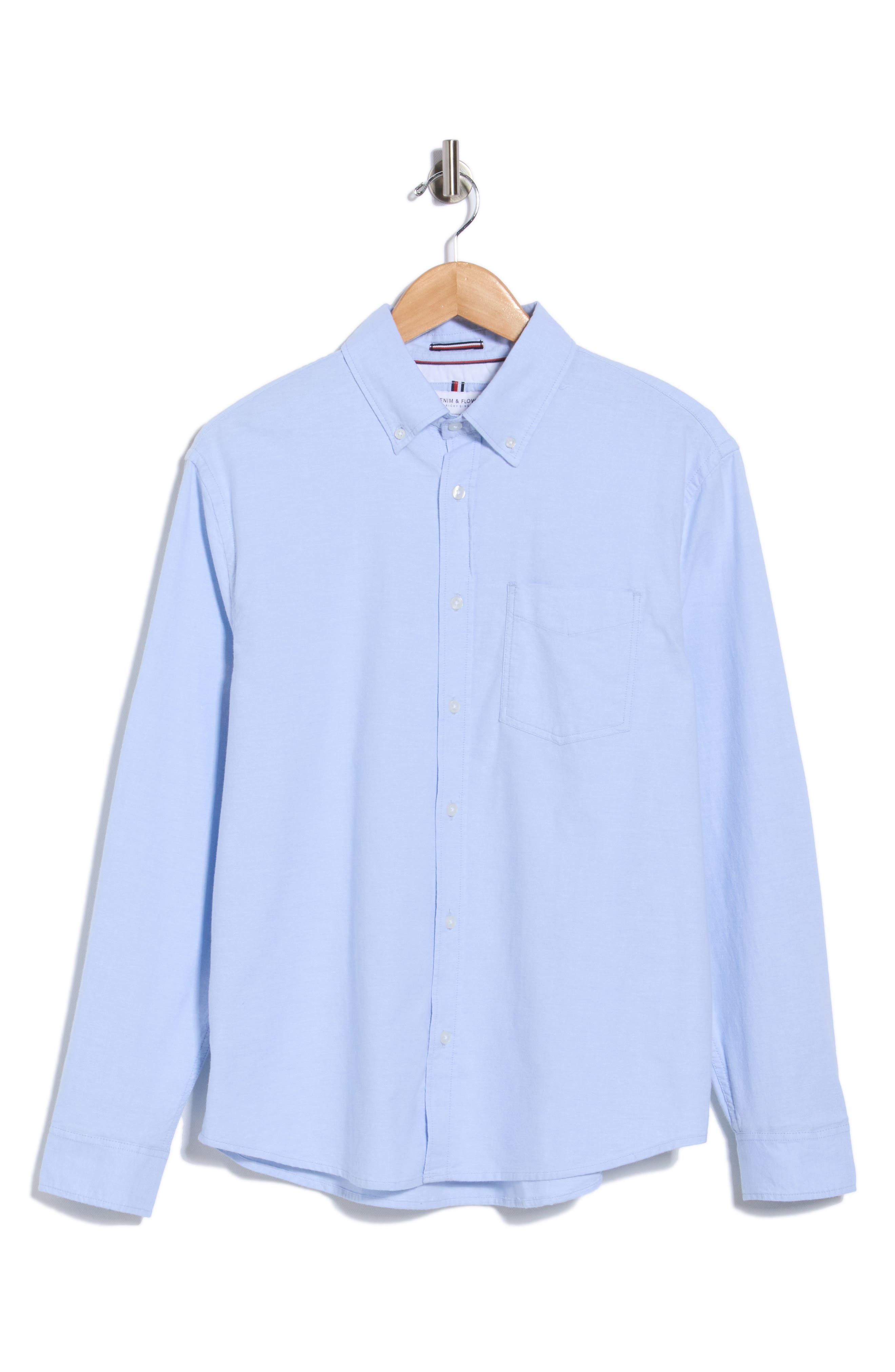 Solid Oxford Button-Down Shirt