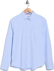 DENIM AND FLOWER Solid Oxford Button-Down Shirt