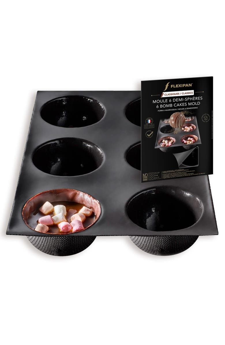 Silpat Flexipan 6 Bomb Cakes Premium Silicone Baking Pan, Main, color, 