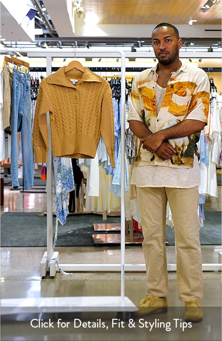 Kids' Etta Sr. Cable Knit Shawl Collar Sweater, sales video thumbnail