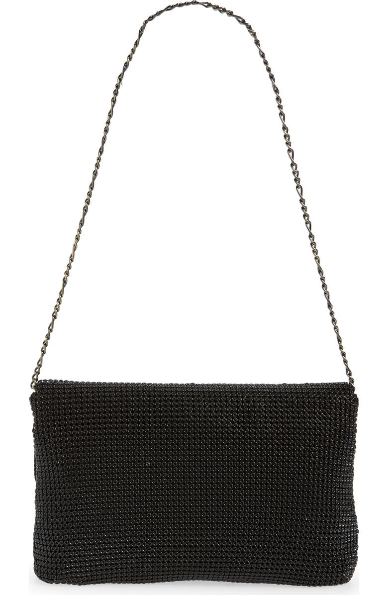 Whiting & Davis Serpent Mesh Clutch, Alternate, color,