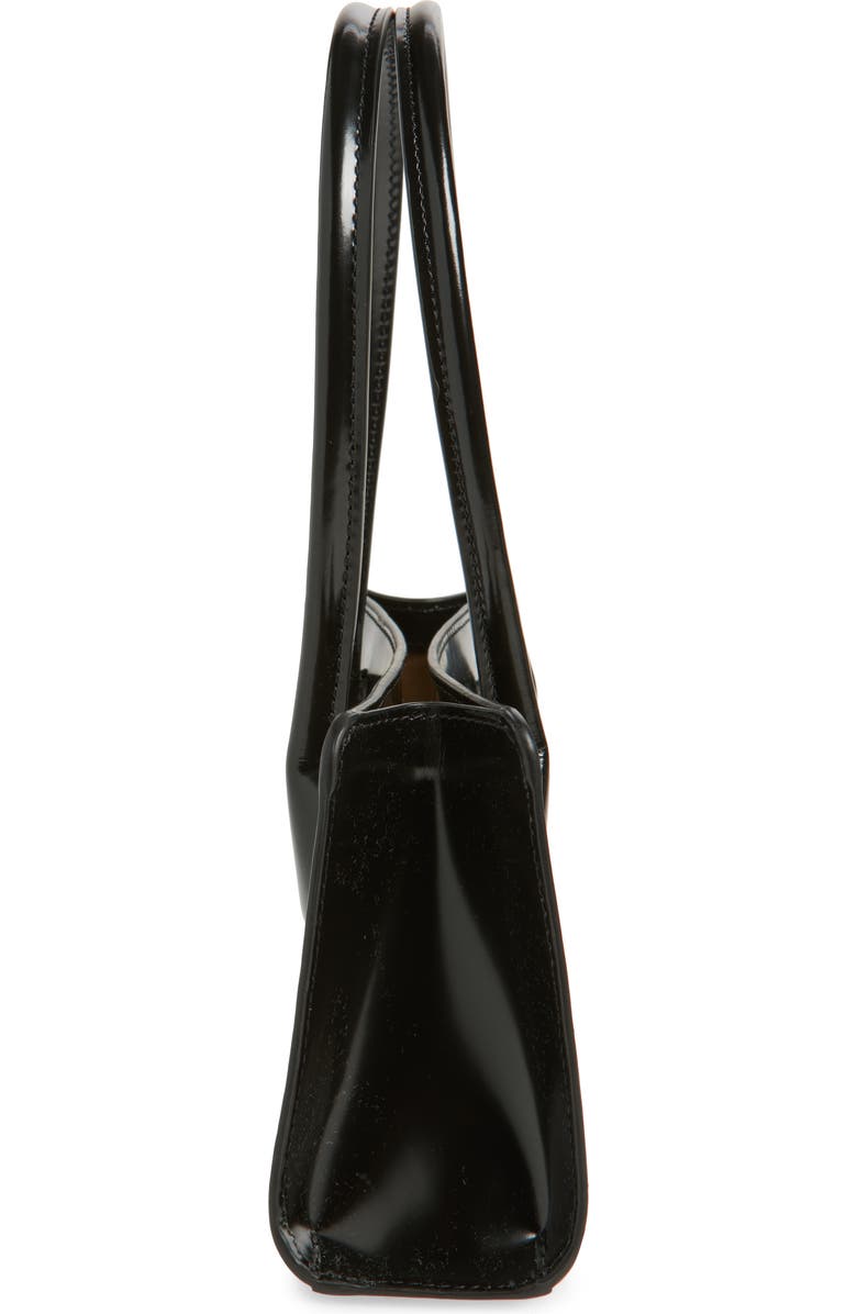 Lié Studio The Lou Top Handle Bag, Alternate, color, Black Patent Leather