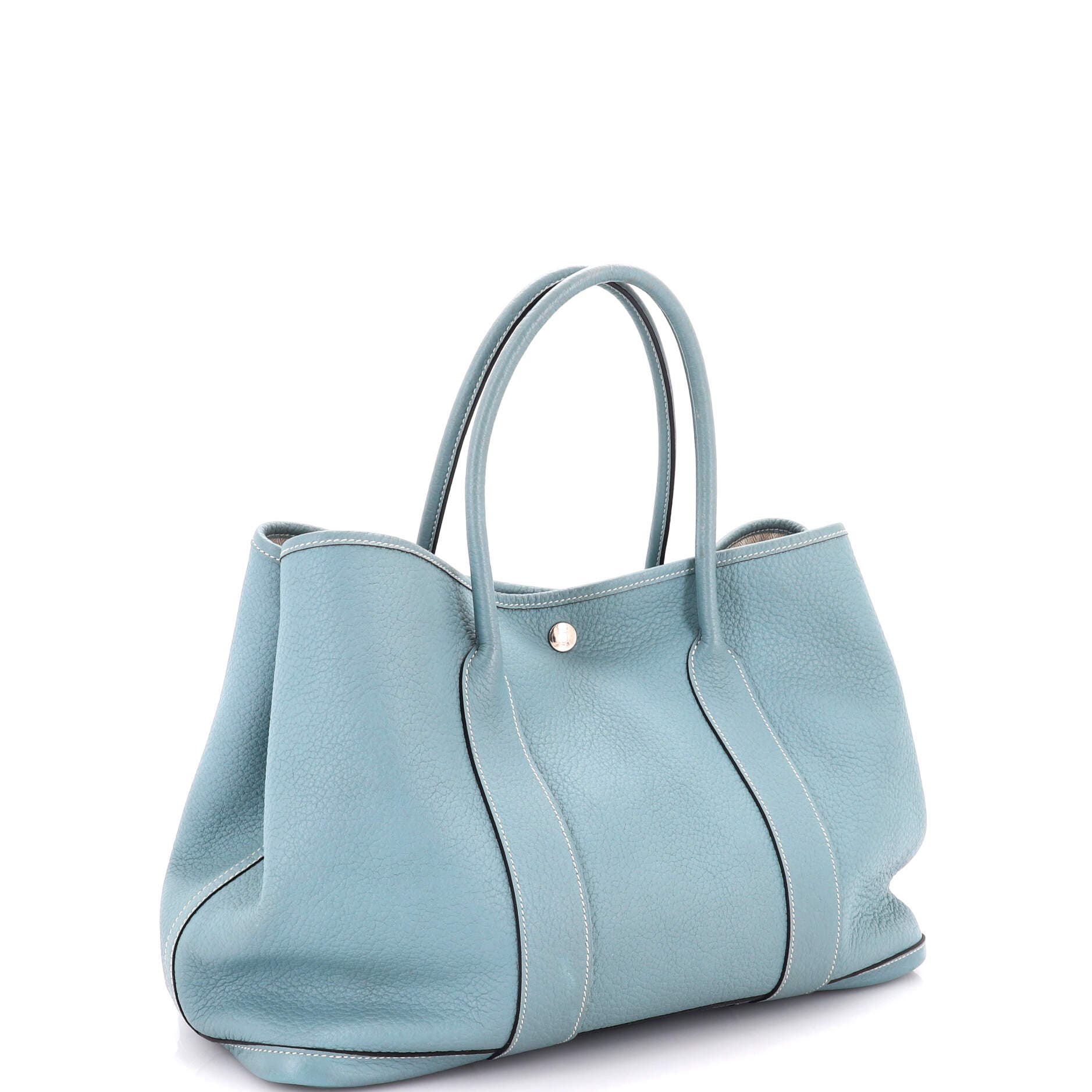 Garden Party Tote Leather 36, Alternate, color, Blue