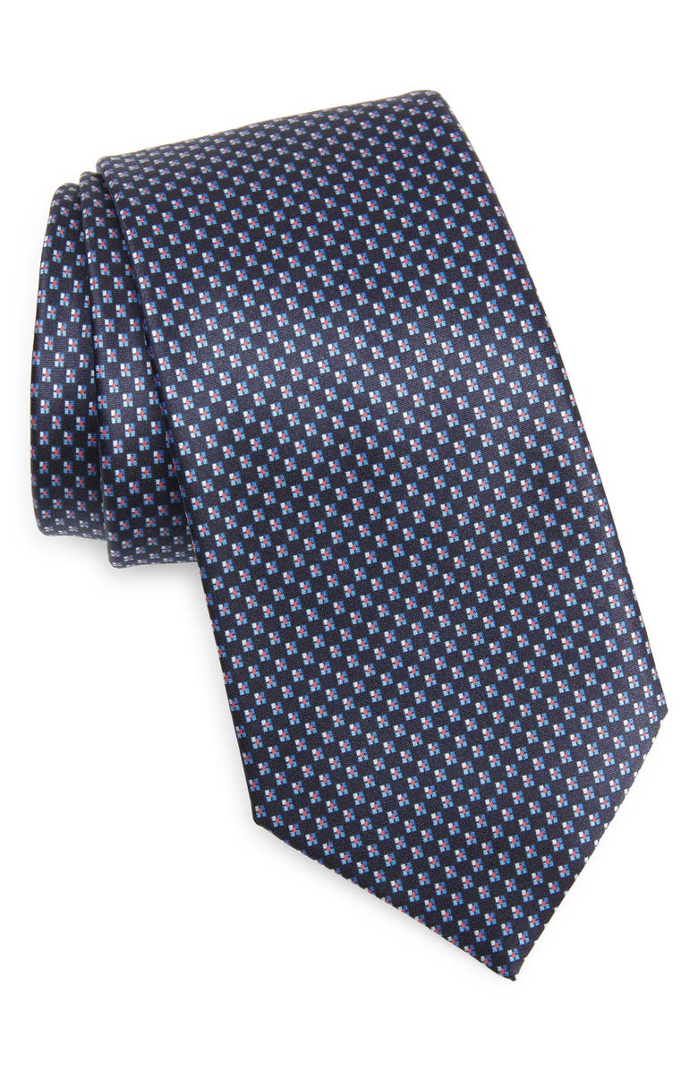 ZEGNA Geo Silk Tie, Main, color,
