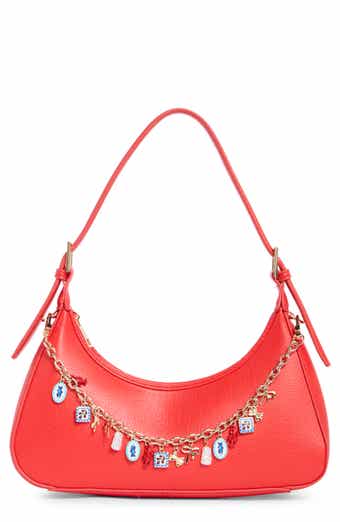 Faux Leather Shoulder Bag