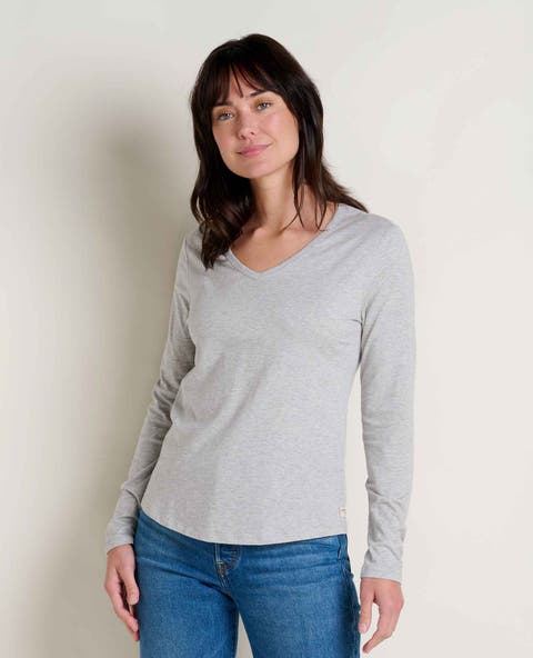 Marley Long Sleeve V-Neck Tee