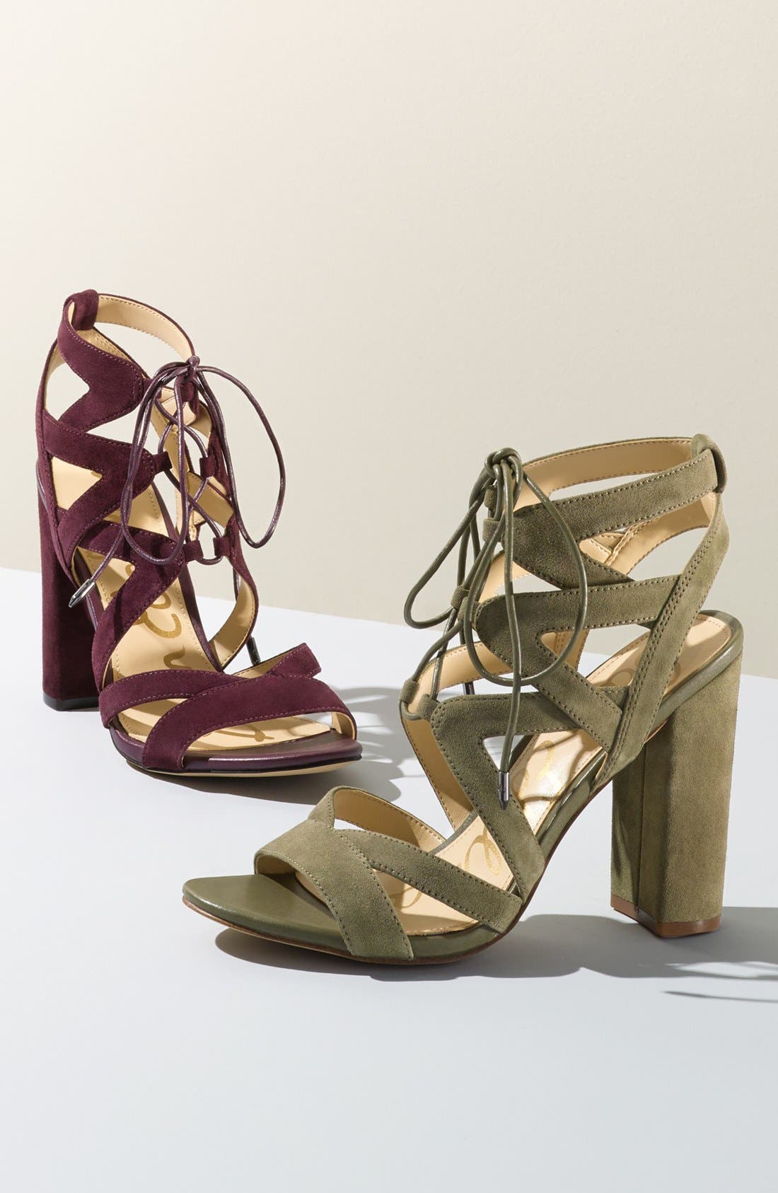 Sam Edelman 'Yardley' Lace-Up Sandal, Alternate, color, 