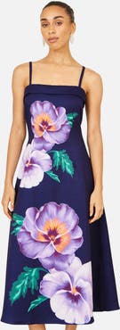Yumi Pansy Strappy Midi Dress