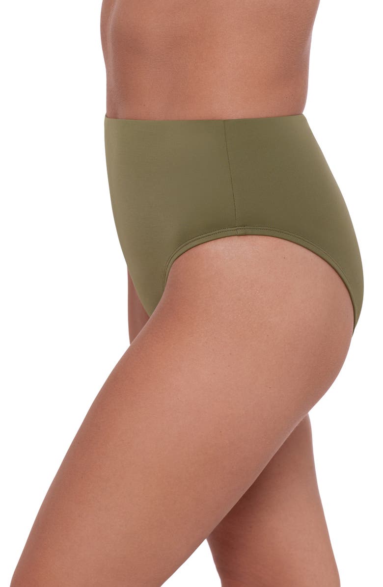 S3 High Waist Classic Swim Bottoms, Alternate, color, Eucalyptus