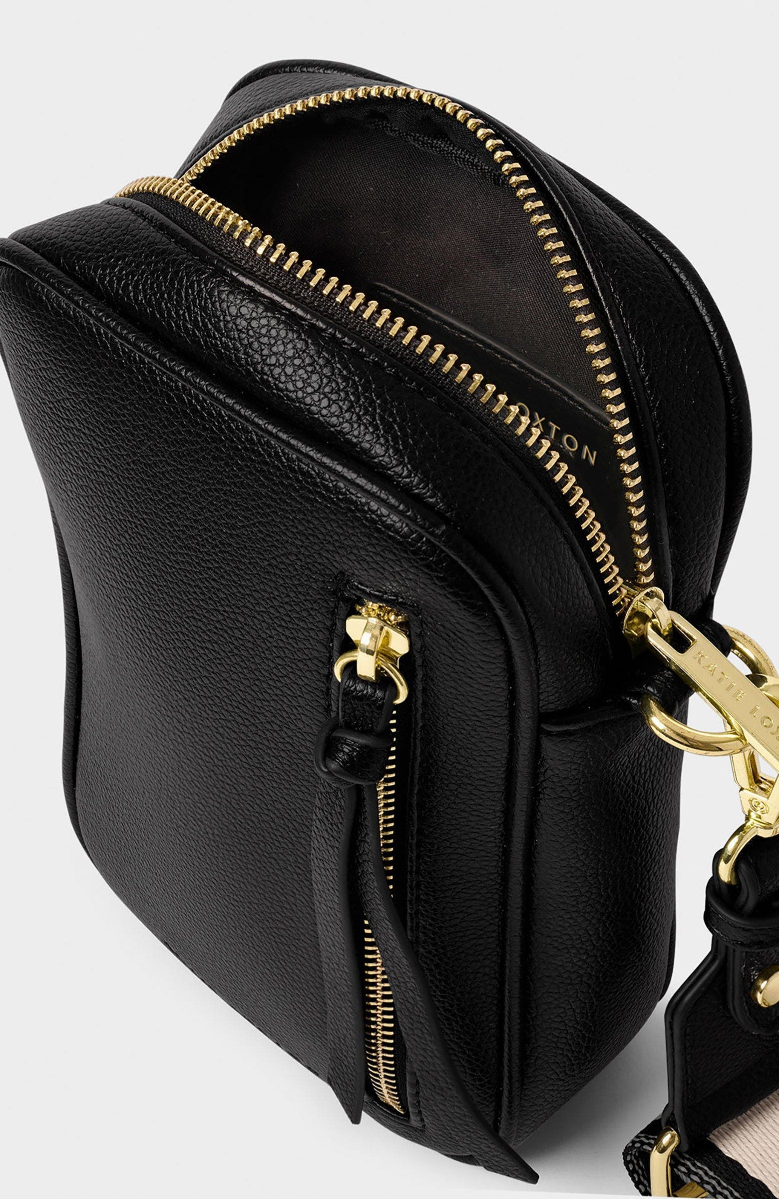 Katie Loxton Hallie Small Crossbody Bag, Alternate, color, Black