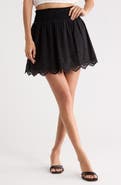 Melrose and Market Eyelet Miniskirt
