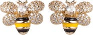 EYE CANDY LOS ANGELES Honeybee CZ Pave Stud Earrings