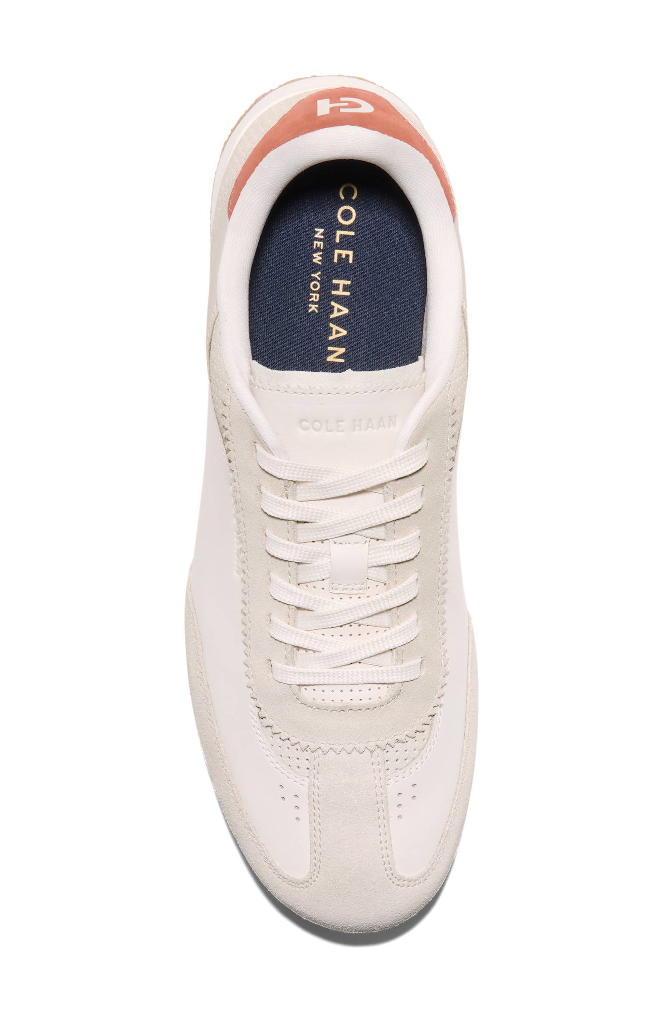 Cole Haan Grand Crosscourt Slimstride Sneaker, Alternate, color, Silver Birch/ Redwood/ Ivory