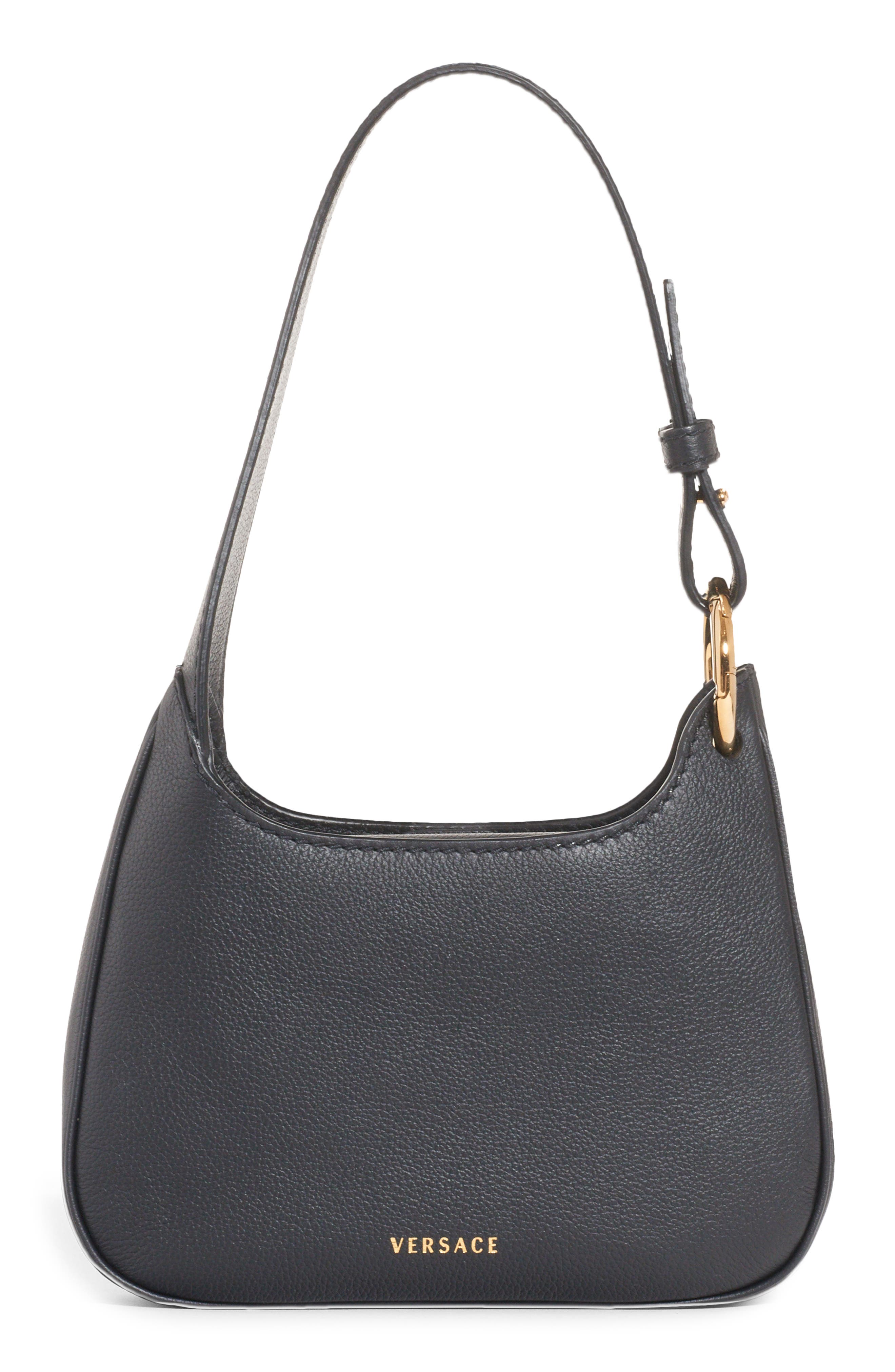 Versace La Medusa Small Hobo Bag, Alternate, color, 