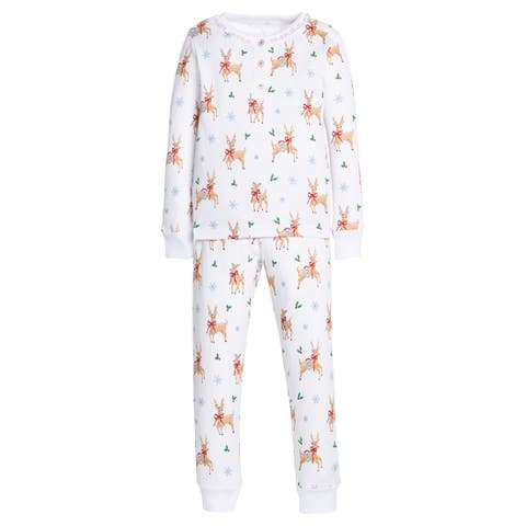 Kids' Long Sleeve Ruffled Printed Jammies (Baby)