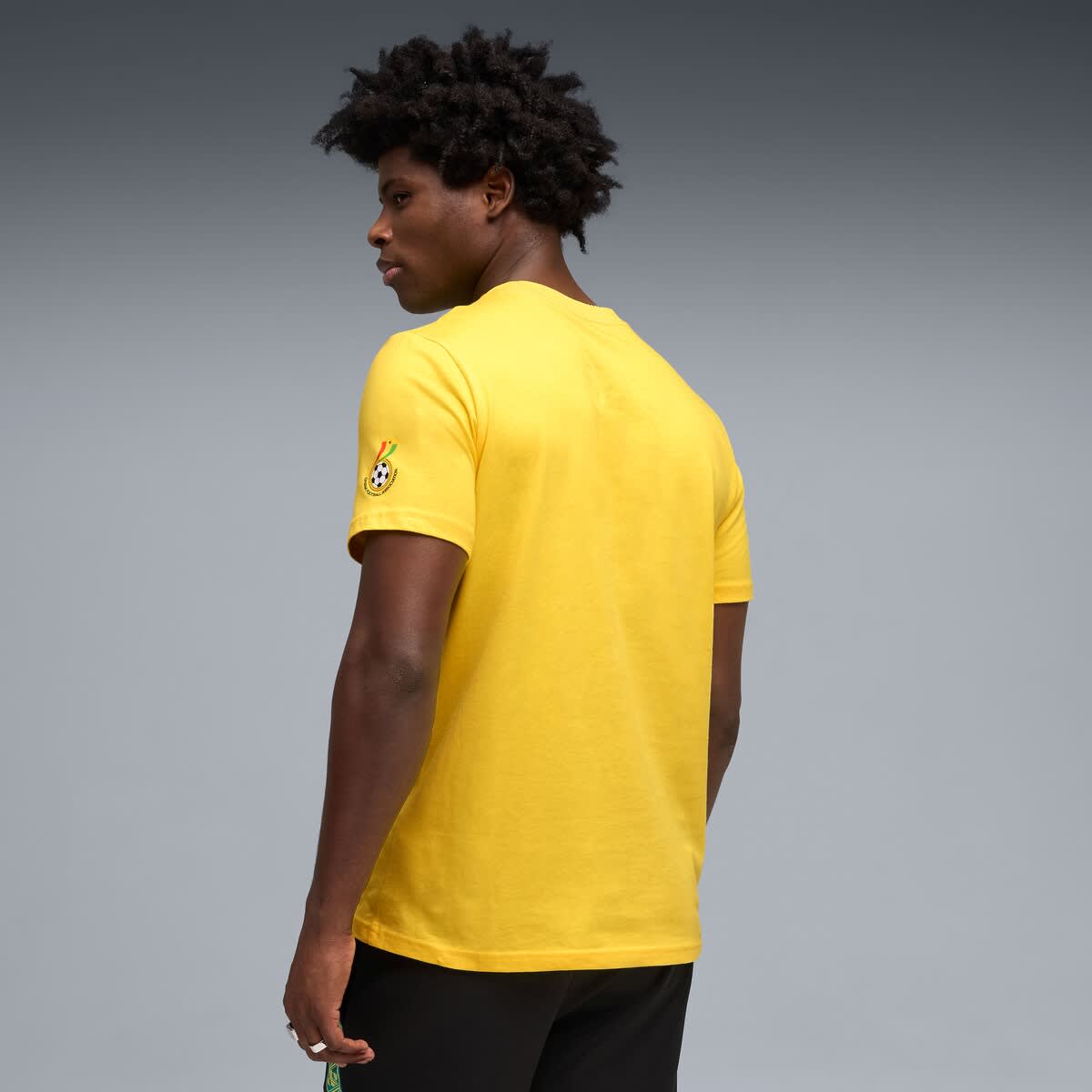Men's Puma Yellow Ghana National Team ftblCulture T-Shirt - image 2
