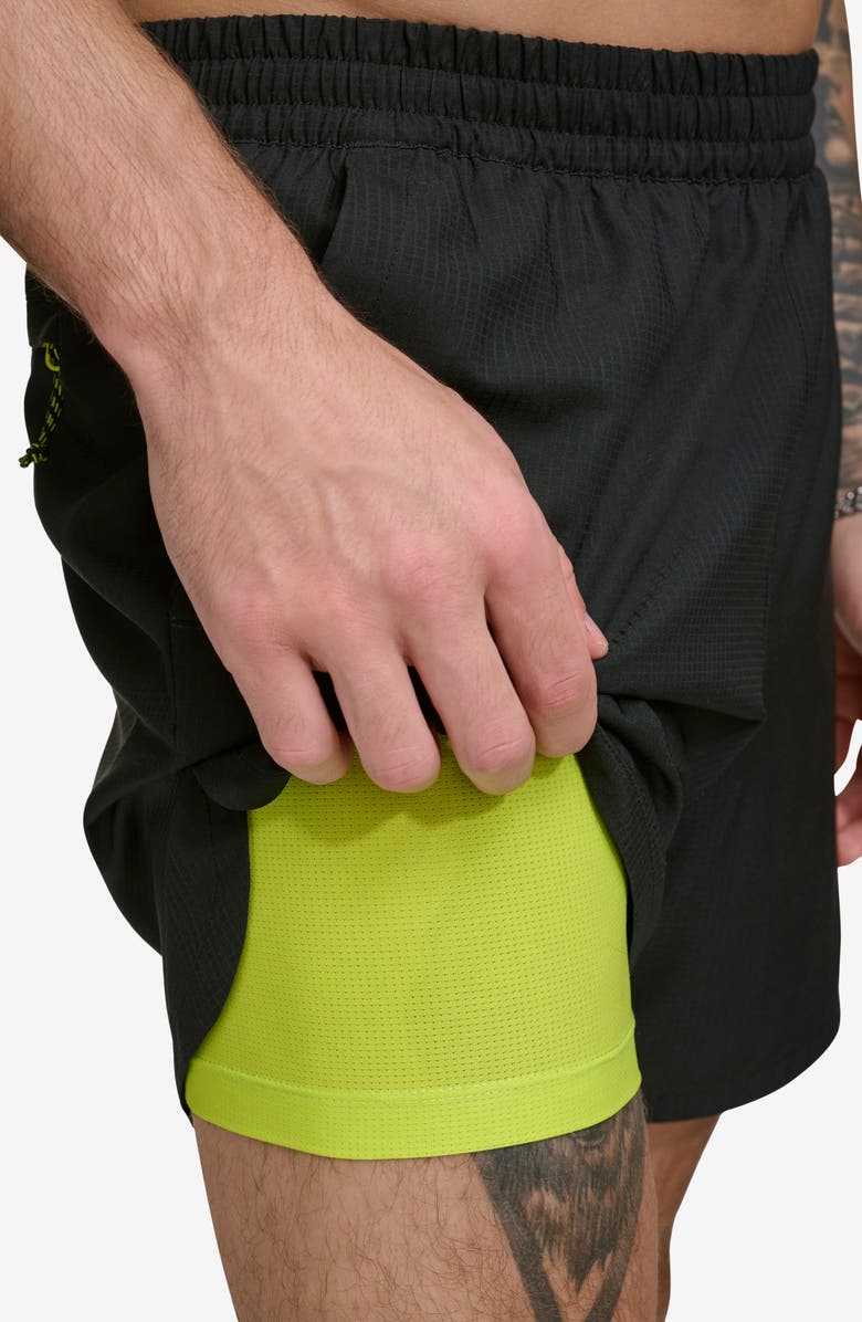 DKNY Stretch Ripstop Swim Trunks, Alternate, color,