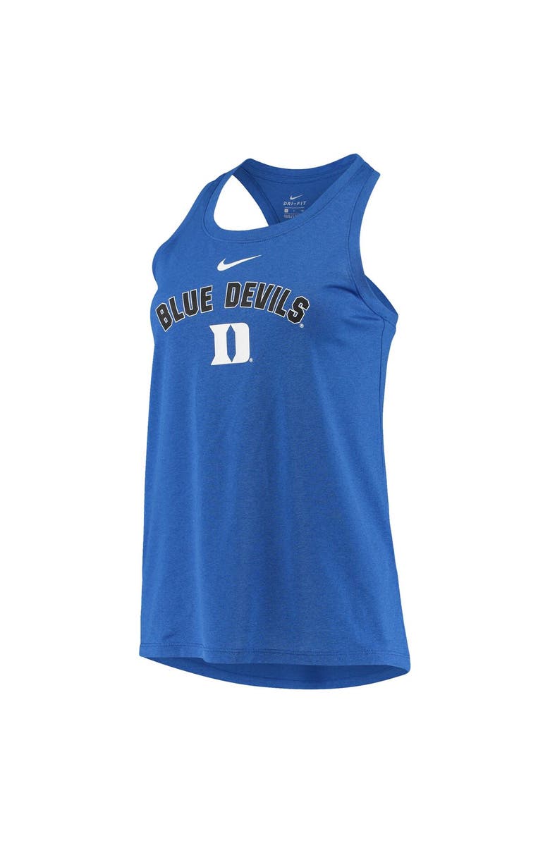 Nike Women's Nike Royal Duke Blue Devils Arch & Logo Classic Performance Tank Top, Alternate, color, 