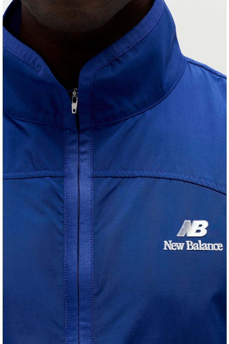 Made in USA Water Resistant Nylon Cycling Jacket, Alternate, color, INKWELL