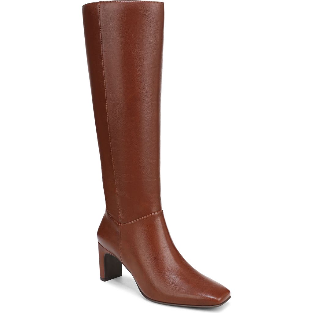 Naturalizer Nona Square Toe Boot In Brown