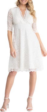 Kiyonna Bella A-Line Lace Dress