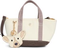 Nanette Lepore Small Convertible Denim Twill Satchel with Accessories