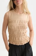 Scotch & Soda Smock Stitched Knit Tank
