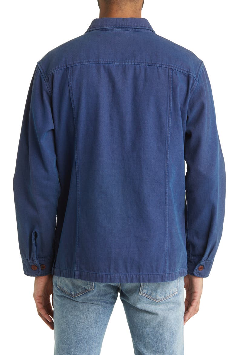 Duck Dye Overshirt, Alternate, color, INDIGO