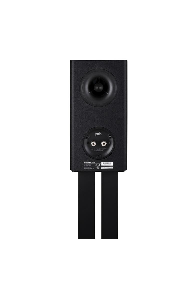 Polk Audio Reserve R100 Compact Bookshelf Speaker - Pair, Alternate, color, Black