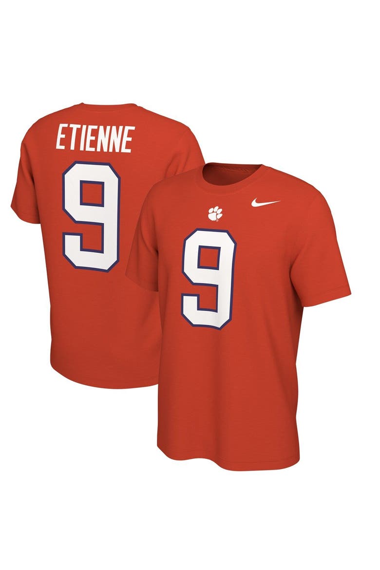 Men's Nike Travis Etienne Orange Clemson Tigers Alumni Name & Number T-Shirt, Main, color, Orange