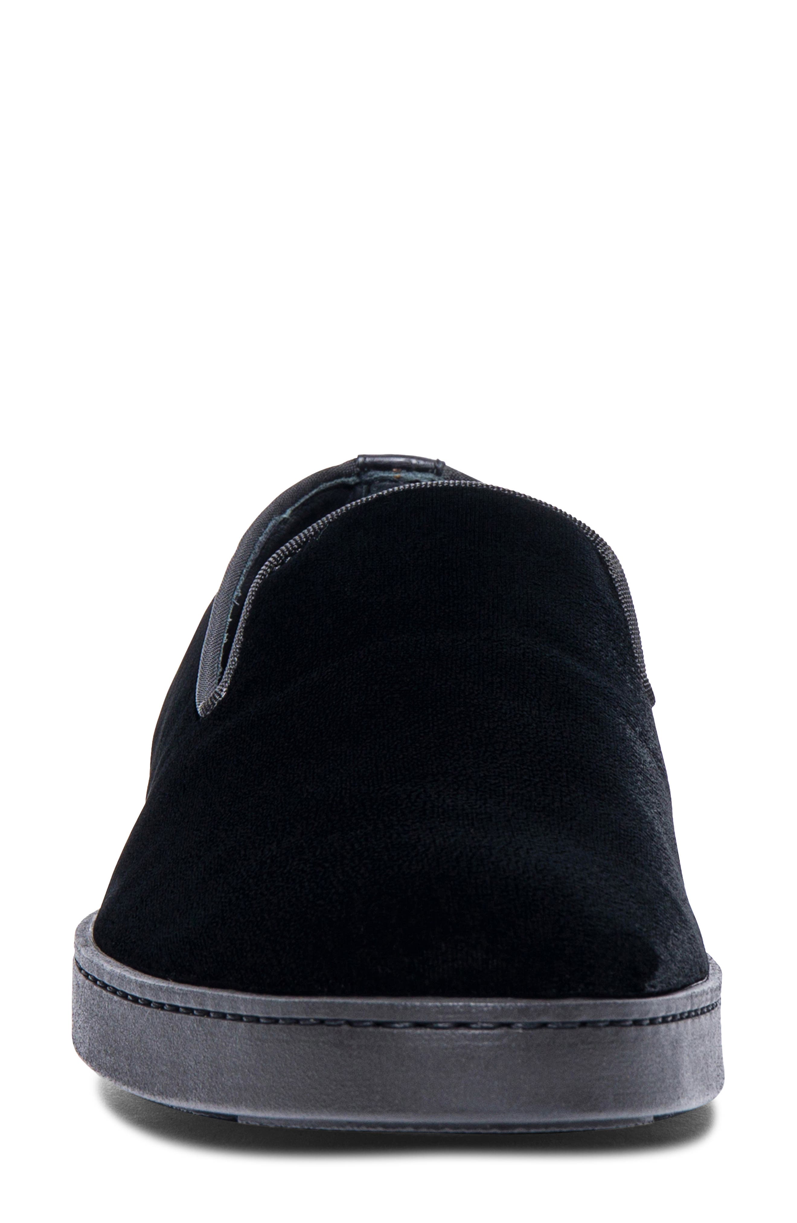 Santoni Muad Sport Loafer, Alternate, color, Black Velvet